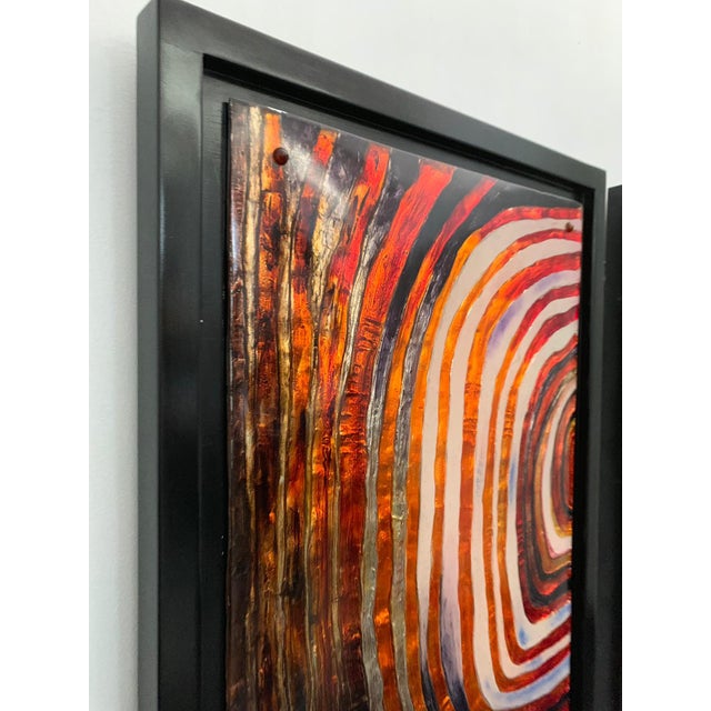 Black Vintage Resin Panels, 1970s, Set of 2 For Sale - Image 8 of 18