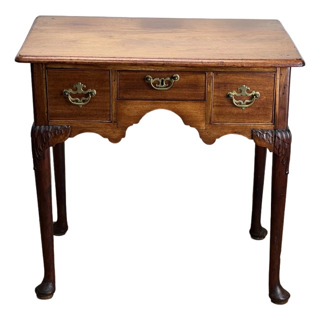 Antique George III Mahogany Chippendale Lowboy C. Late 18th Century For Sale