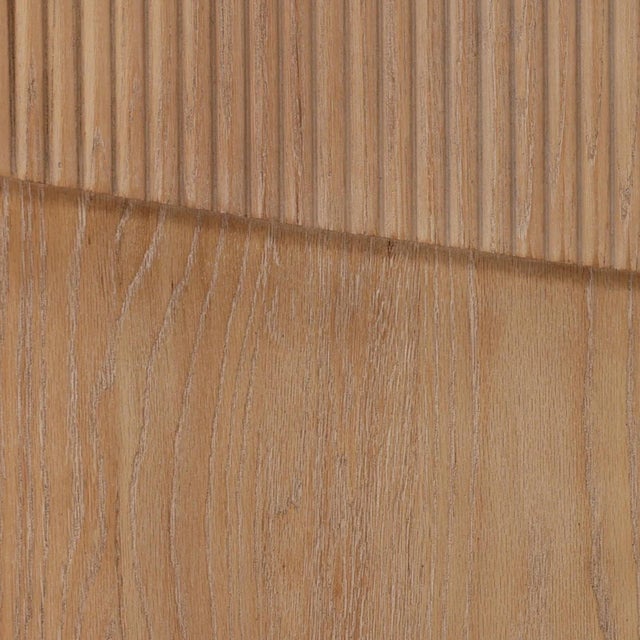 Newport Fluted Oak Sideboard For Sale In Los Angeles - Image 6 of 8