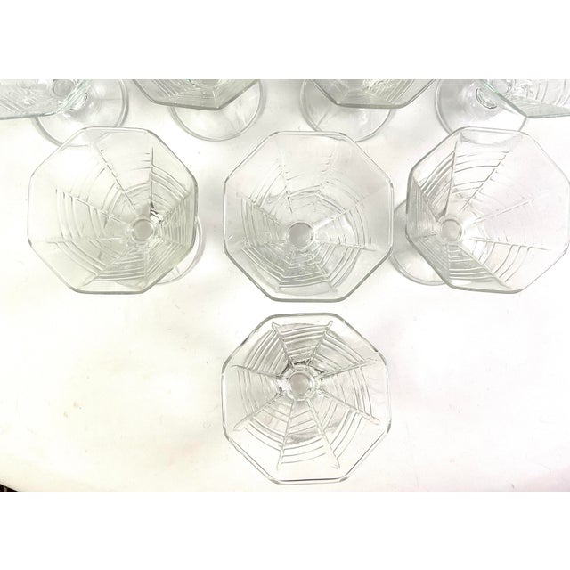 1950s McM-Dansk-“ Summer HOUSE”-elegant, Footed, Dessert, Bowls-Set of Eight For Sale - Image 10 of 10