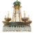 Vintage French Maison Jansen Tole and Crystal Chandeliers For Sale
