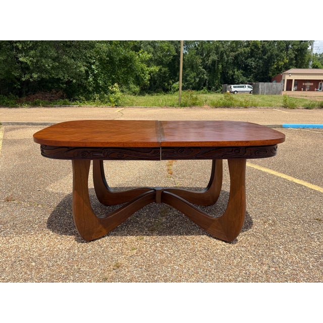 1970s Pulaski Oceanic Dining Set For Sale - Image 6 of 11
