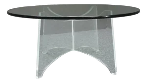 Space Age Acrylic & Glass Coffee Table, 1960s