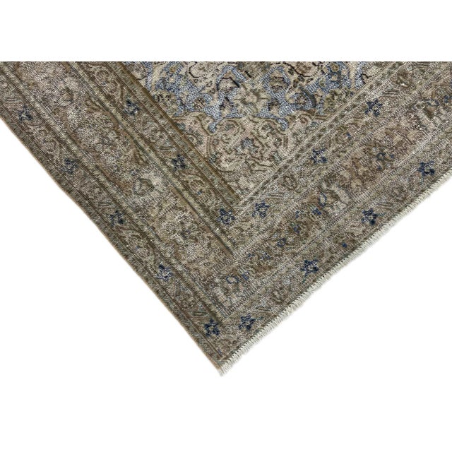 Vintage Middle Eastern Hand-Knotted Rug For Sale - Image 4 of 6