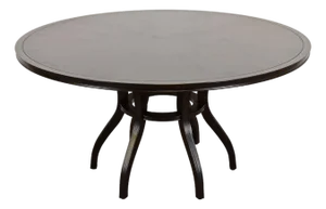 Barbara Barry for Baker Furniture Modern Art Deco Mahogany Pedestal Dining Table, Newly Refinished