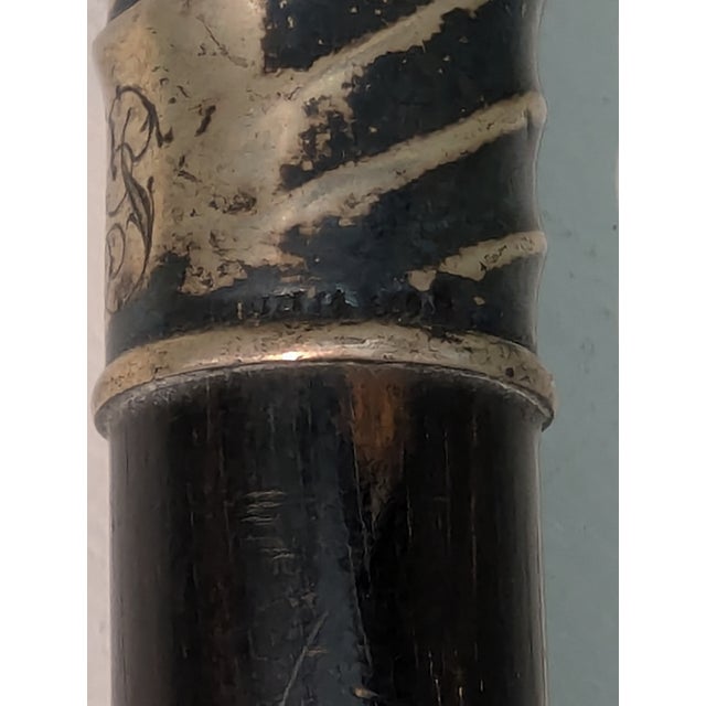 Art Nouveau Walking Stick in 800 Silver, 1890s For Sale - Image 4 of 8
