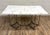 White Vintage Hooker Furniture Co Selenite Mosaic Sunburst Dining Table Writing Desk For Sale - Image 8 of 12