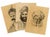 Beige Prakash Hari Sonawane, Three Portraits: Baji Rao I, Roop Singh & Charan Singh, Charcoal For Sale - Image 8 of 8