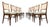 Set of Eight Brazilian Modern Dining Chairs in Caviúna, Cane & Sage Chenille, 1960s For Sale