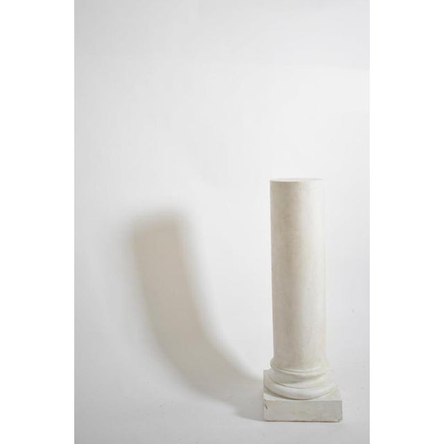 Neo-Classical Plaster Columns, 1930s, Set of 2 For Sale - Image 3 of 5