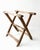 Contemporary Bamboo & Woven Rattan Luggage Rack/Natural For Sale - Image 3 of 7