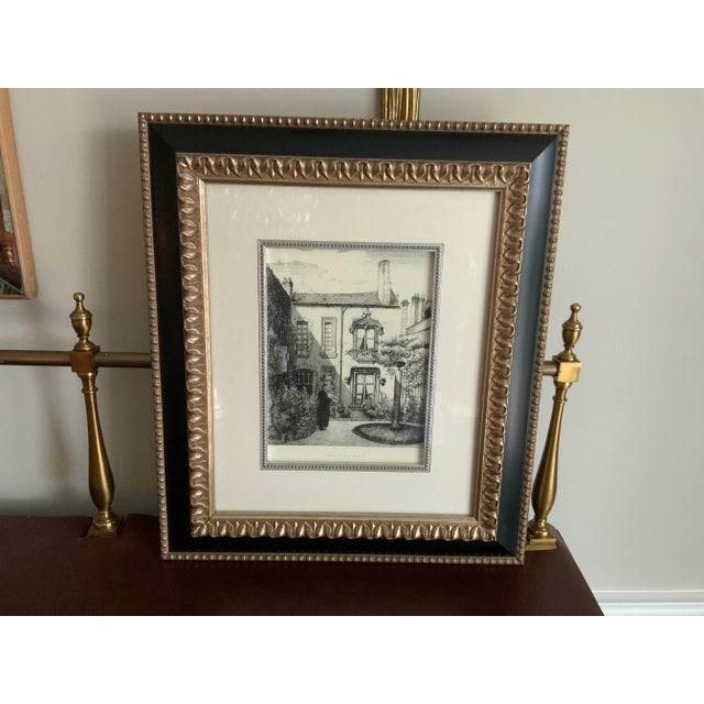 Madison Rue Haute- Framed Etching-France For Sale - Image 9 of 12