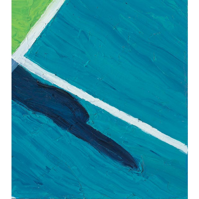 Abstract Expressionist Original Tennis Oil Painting Print For Sale In San Francisco - Image 6 of 7