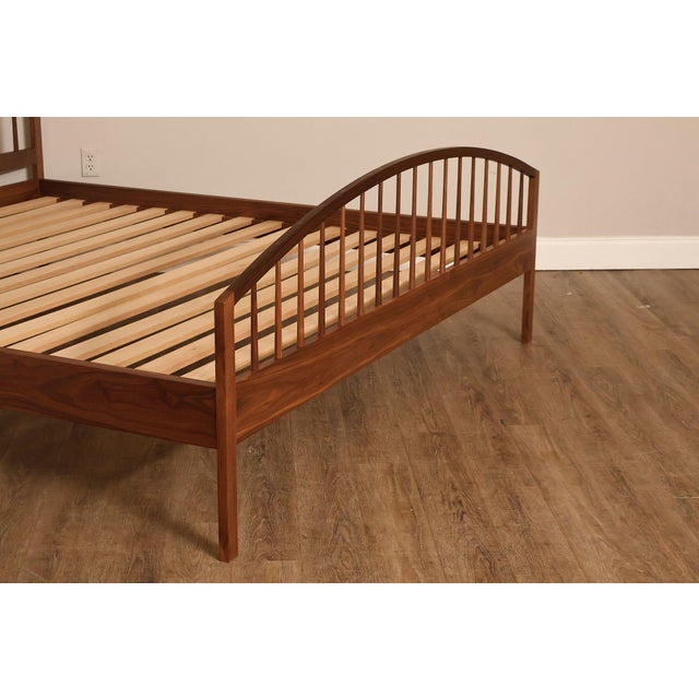 2020s Chilton Burnett Spindle Walnut King Bed For Sale - Image 5 of 16