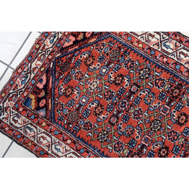 1970s, Handmade Vintage Persian Hamadan Rug 2.4' X 4.1' For Sale In New York - Image 6 of 11