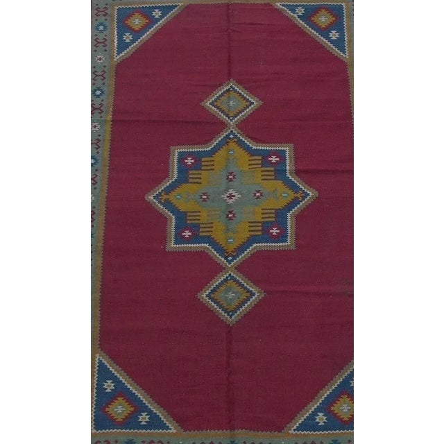 Traditional Antique Bessarabian Geometric Rug 9'7'' X 6'7'' For Sale - Image 3 of 5
