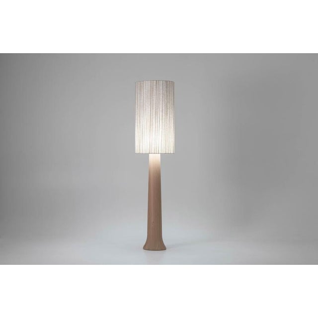 Ciga fl5xl gentle natural oak lamp by jeroen de ruddere dimensions: d 35 x h 152 cm materials: gentle natural oak, ciga...