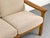 Beige Vintage Danish Oak Sofa by Juul Kristensen, 1970s For Sale - Image 8 of 18