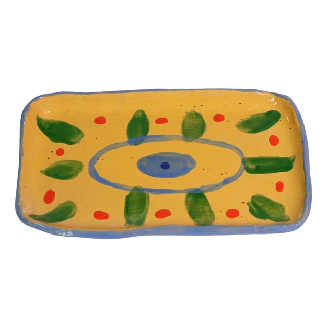 Abstract Platter #1 Eye by Alfonso Reyes For Sale