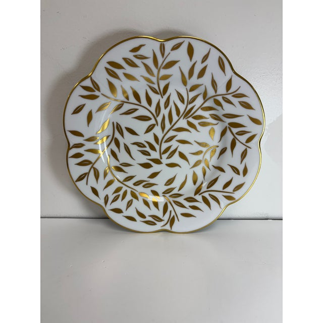 2000 - 2009 Limoges 'Olivier Or' Salad Plate For Sale - Image 5 of 7