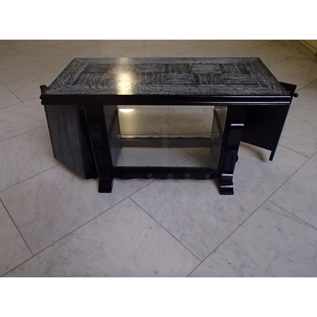 1940s Oak Bar Table and Cabinet, 1940s For Sale - Image 5 of 18