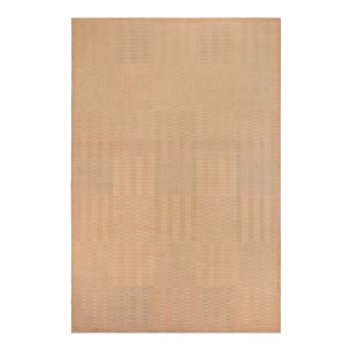 1980s 1980s Modern Gabbeh Brown/Tan Wool Rug - 10'3" X 13'11" For Sale