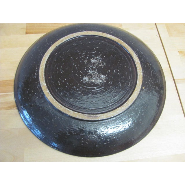 Green Mid 20th Century Toshiko Takaezu Green Platter, Signed For Sale - Image 8 of 8