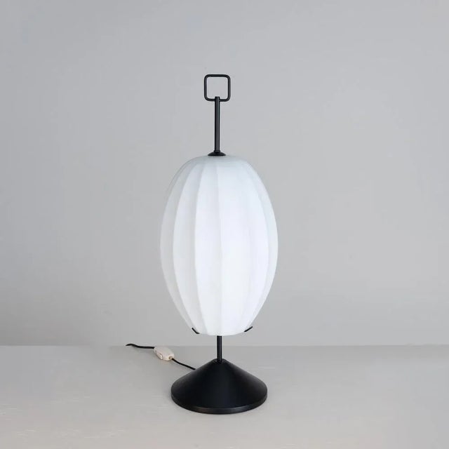 Glass and Metal Table Lamp, 1960 For Sale - Image 11 of 11