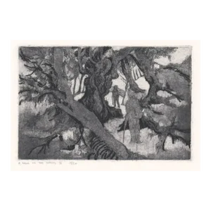 Walk in the Woods Etching With Aquatint