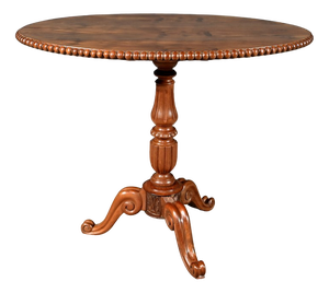 Oval Pedestal Table in Mahogany