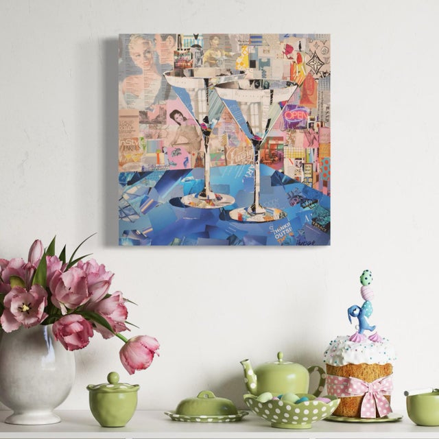 The Date Night collage is made up from numerous pieces of original magazine pieces of photos and articles. The artist...