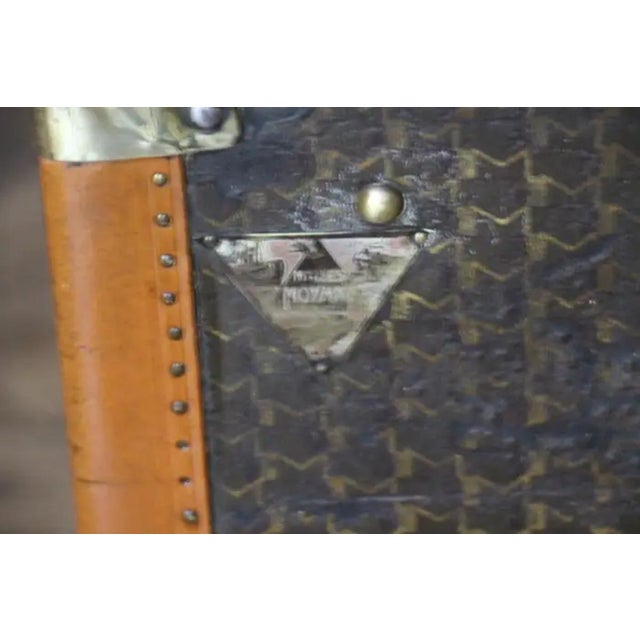 Trunk with M Pattern from Moynat, 1937 For Sale - Image 10 of 18