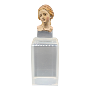 Late 18th Century Neapolitan Glass-Eyed Santon Head