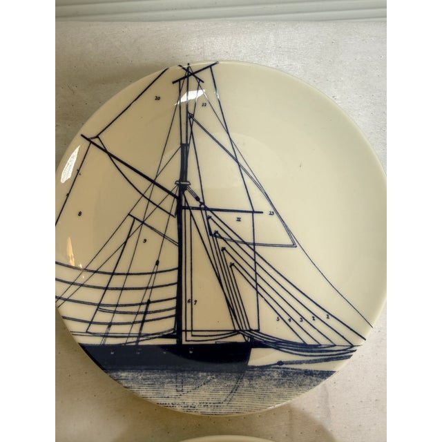 Caskata Rigging Small Plates, Set of Six For Sale - Image 4 of 12