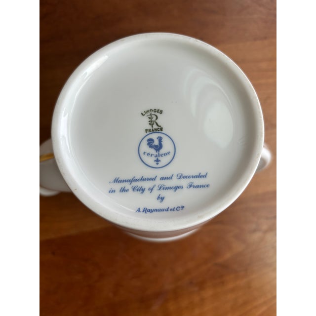 1960s Ceralene Lafayette Tea Pot-Limoges France by A. Raynaud, 1960s For Sale - Image 5 of 5