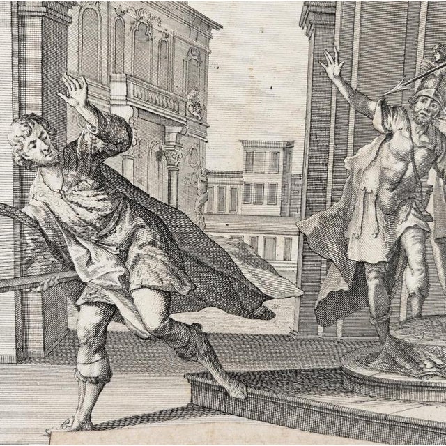 Maarten de vos (1532–1603) - aegidius sadeler ii (1570-1629) - the story of saul and david (british museum). Saul throws...