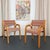 This is a highly unique pair of Mid-Century Modern bentwood armchairs is in the style of Don Petit for Knoll or Thonet....