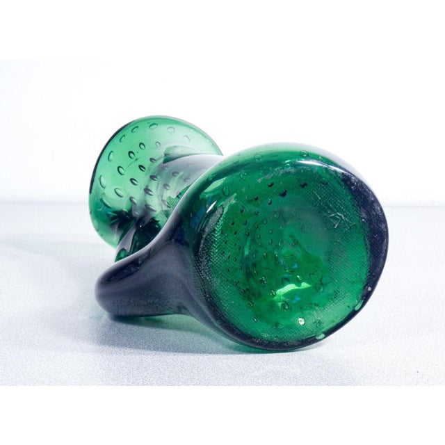 Murano Blown Glass Bullicante Vase For Sale - Image 17 of 18