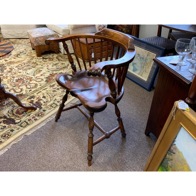 20th Century Reproduction of Antique Windsor Low Back Arm Chair For Sale - Image 10 of 10