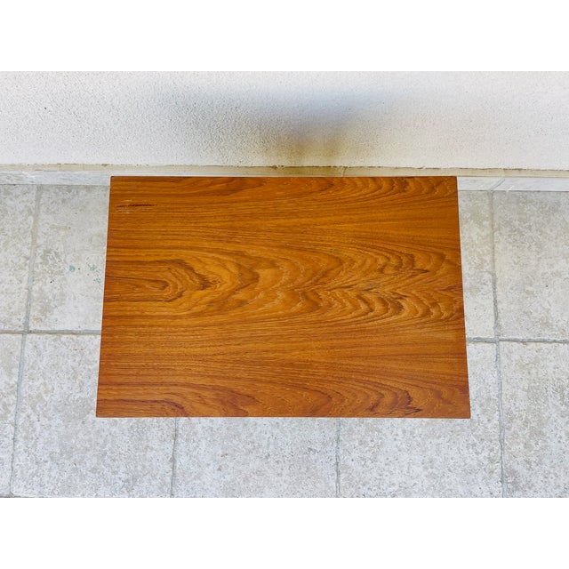 Scandinavian Teak Nesting Tables, 1960s, Set of 5 For Sale - Image 6 of 12