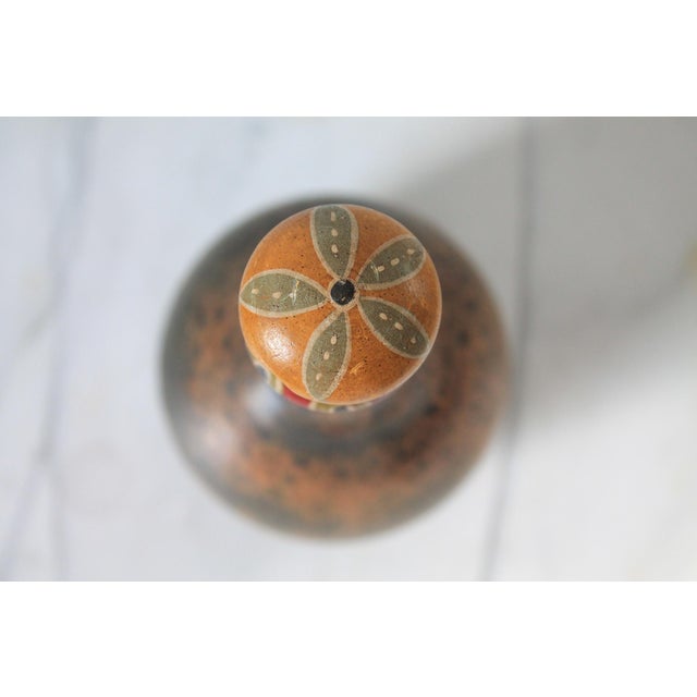 Mid 20th Century Vintage Studio Art Pottery Faux Decanter For Sale - Image 5 of 6