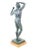 Modern Green Patinated Nude Sculpture, 20th Century, Bronze For Sale - Image 5 of 8