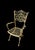 Metal Vintage Woodard Andalusian Wrought Iron Patio Dining Chairs - Set of 6 For Sale - Image 7 of 9