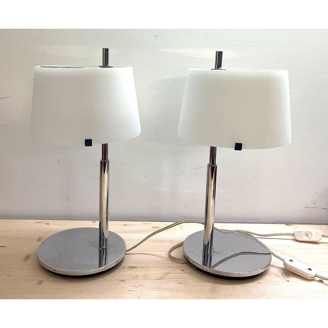 Fontana Arte Vintage Table Lamps from Fontana Arte, 2004, Set of 2 For Sale - Image 4 of 18