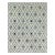 Handwoven Modern Wool Diamond Pattern Rug For Sale
