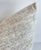 Traditional Custom Belgian Woven Linen Accent Pillows in Oatmeal With Insert For Sale - Image 3 of 8