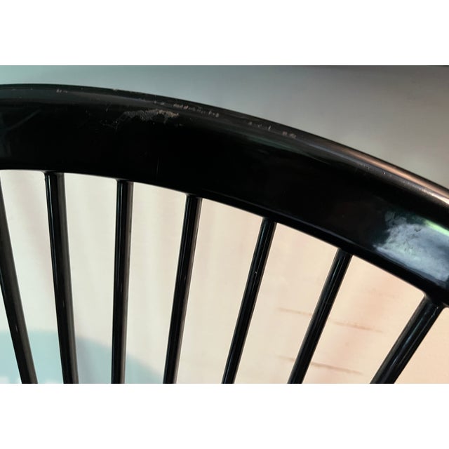 Dining Chair Highback Italian Style in Blue For Sale In New York - Image 6 of 8