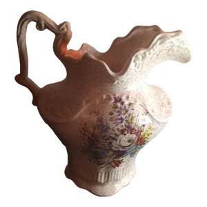 1970 Arnell Spatterware Ceramic Decorative Pitcher