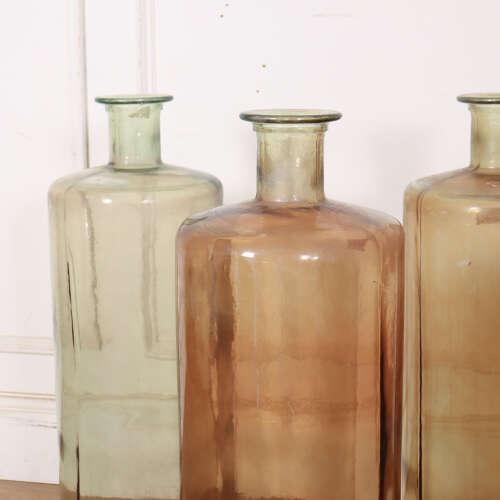 20th Century Tall Glass Jars, Set of 5 For Sale - Image 3 of 9
