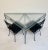 1960s Vintage Corner Outdoor Patio Dining Table Attributed to Russell Woodard For Sale - Image 5 of 5